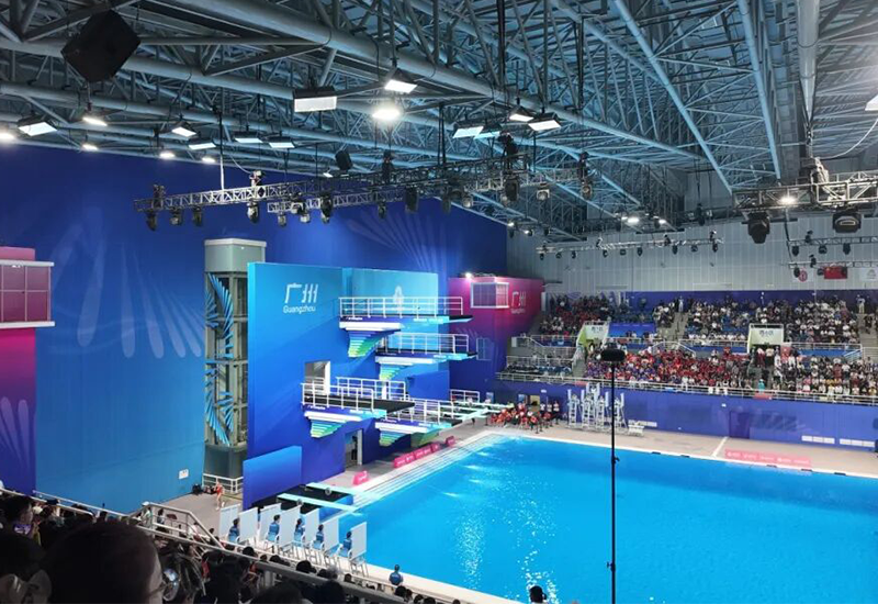 点亮全运会，崧盛电源助力广东奥体中心游泳跳水馆照明升级