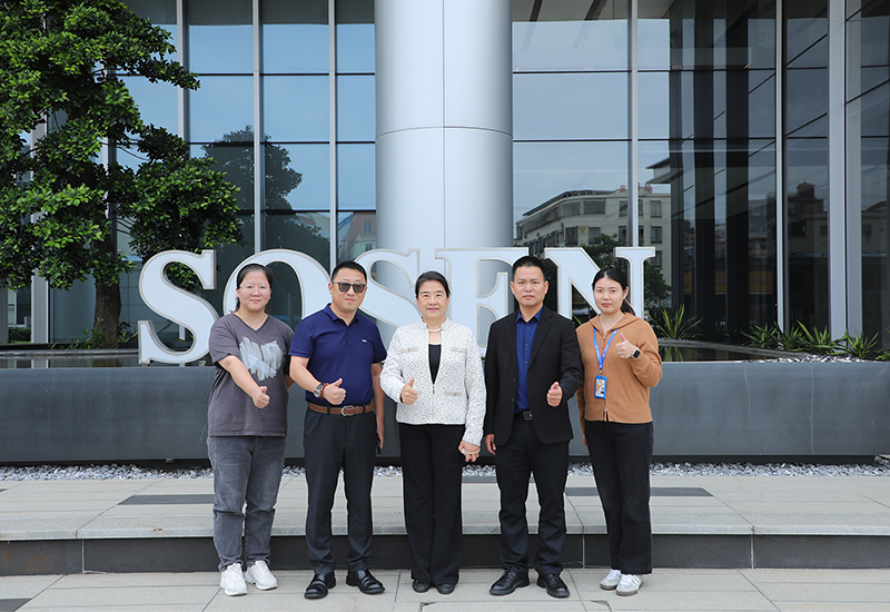 中国照明电器协会领导莅临崧盛股份中山工厂指导工作